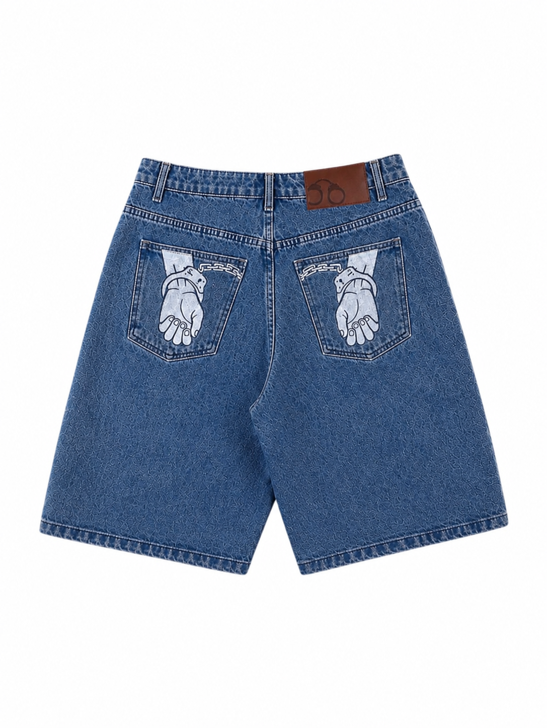 BLUE WASH JORTS