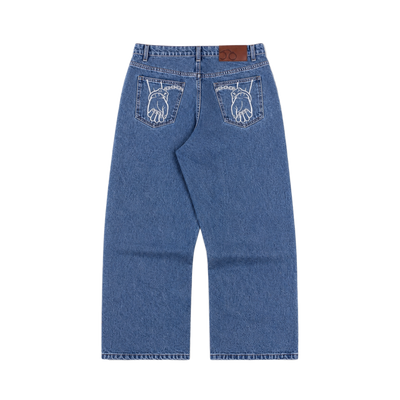 BLUE WASH YARD JEANS