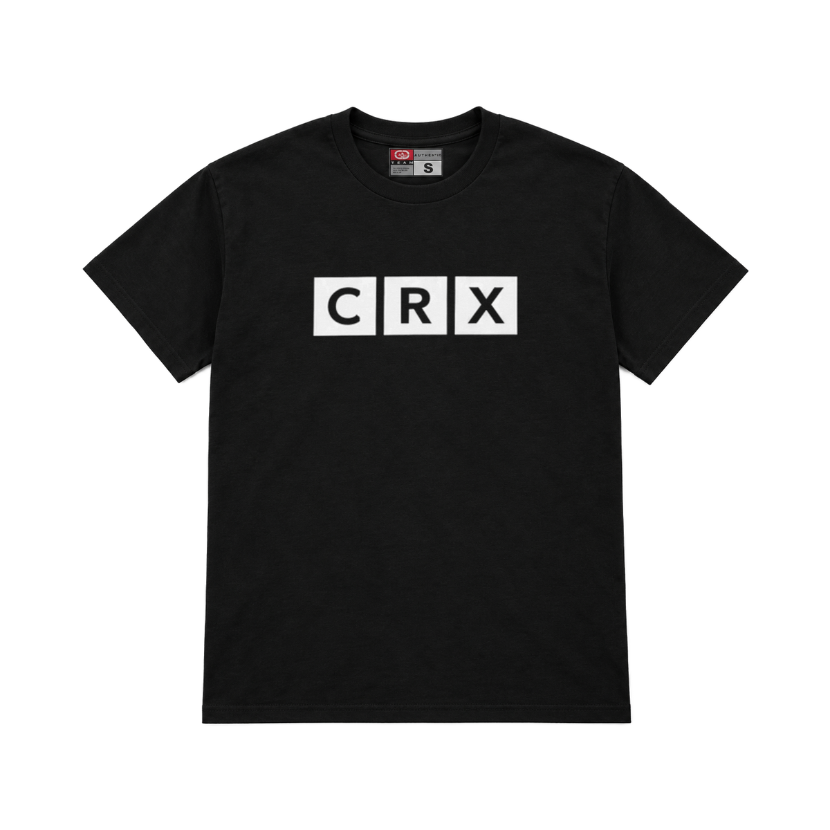 CROOKSLDN black T-shirt with the BROADCAST graphic on the chest