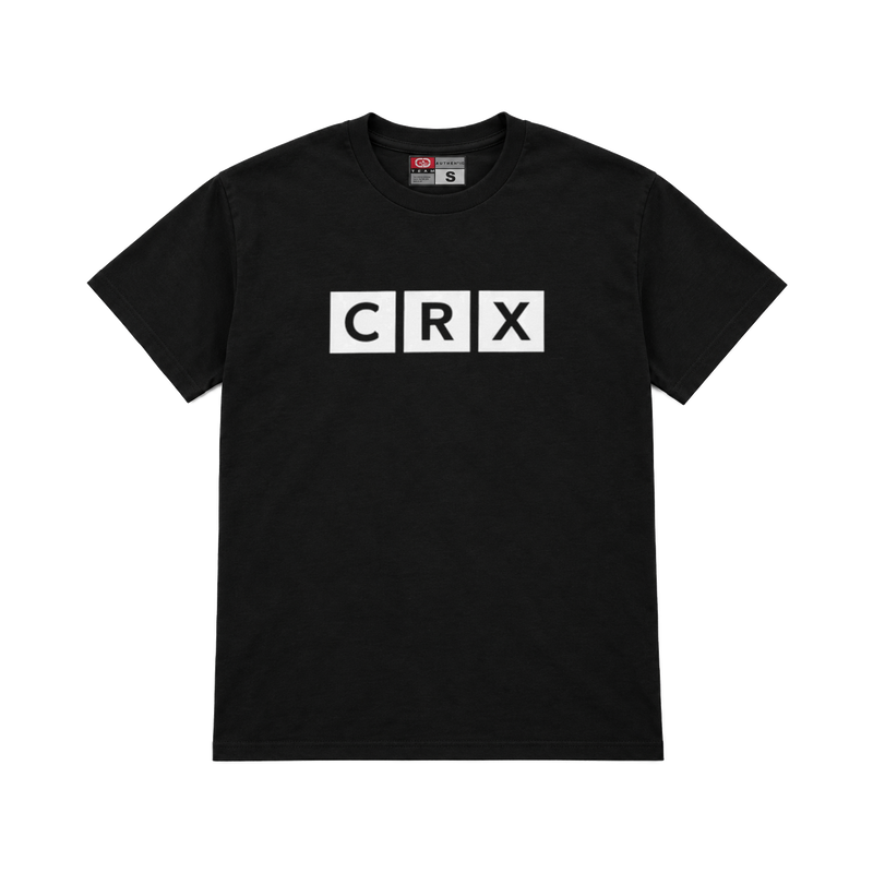 CROOKSLDN black T-shirt with the BROADCAST graphic on the chest