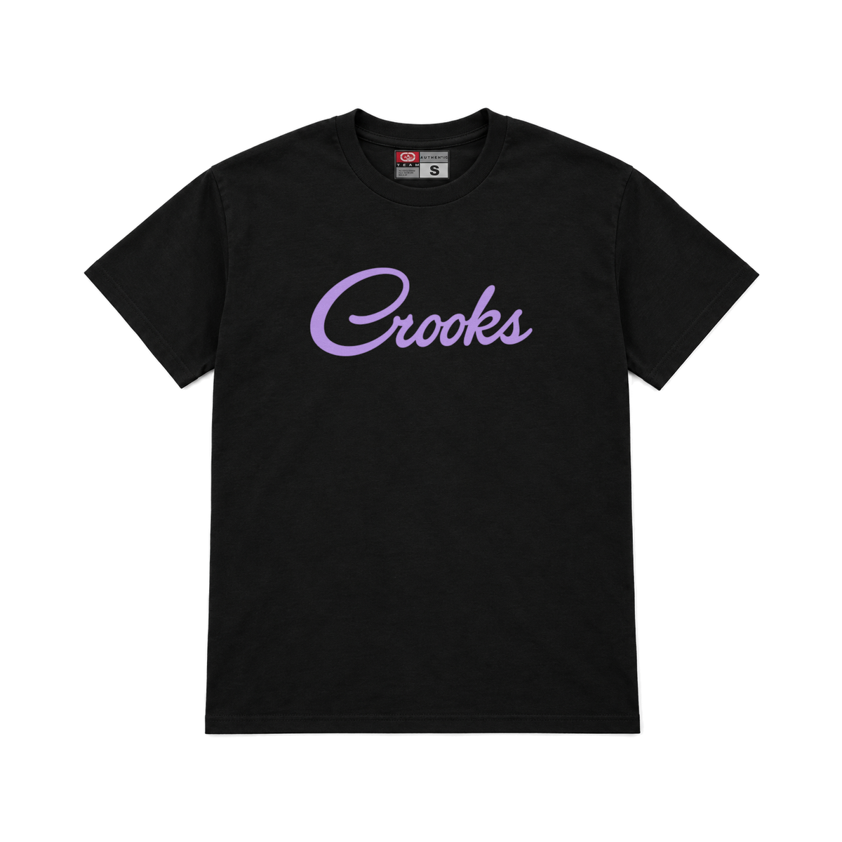CROOKSLDN black T-shirt with the COCO CROOKS graphic on the chest