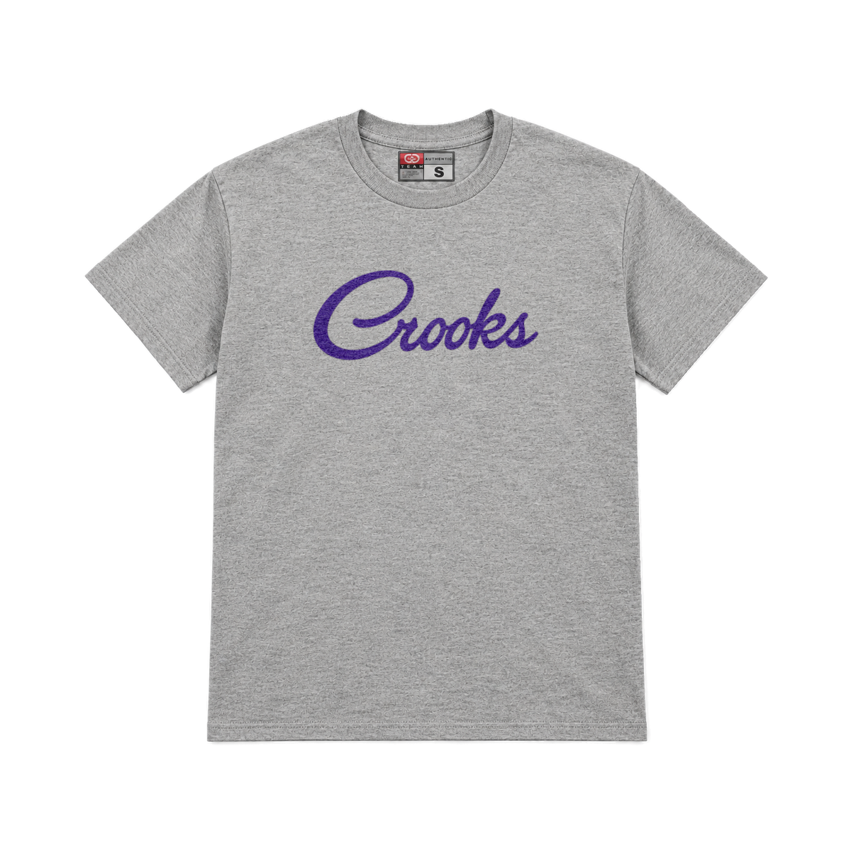 CROOKSLDN light grey T-shirt with the COCO CROOKS graphic on the chest