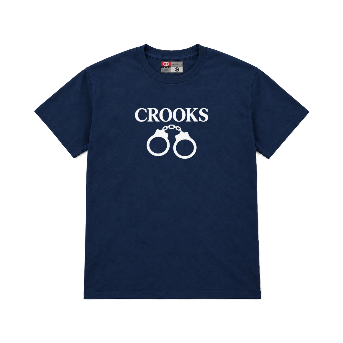 CROOKSLDN navy T-shirt with the CUCCI graphic on the chest