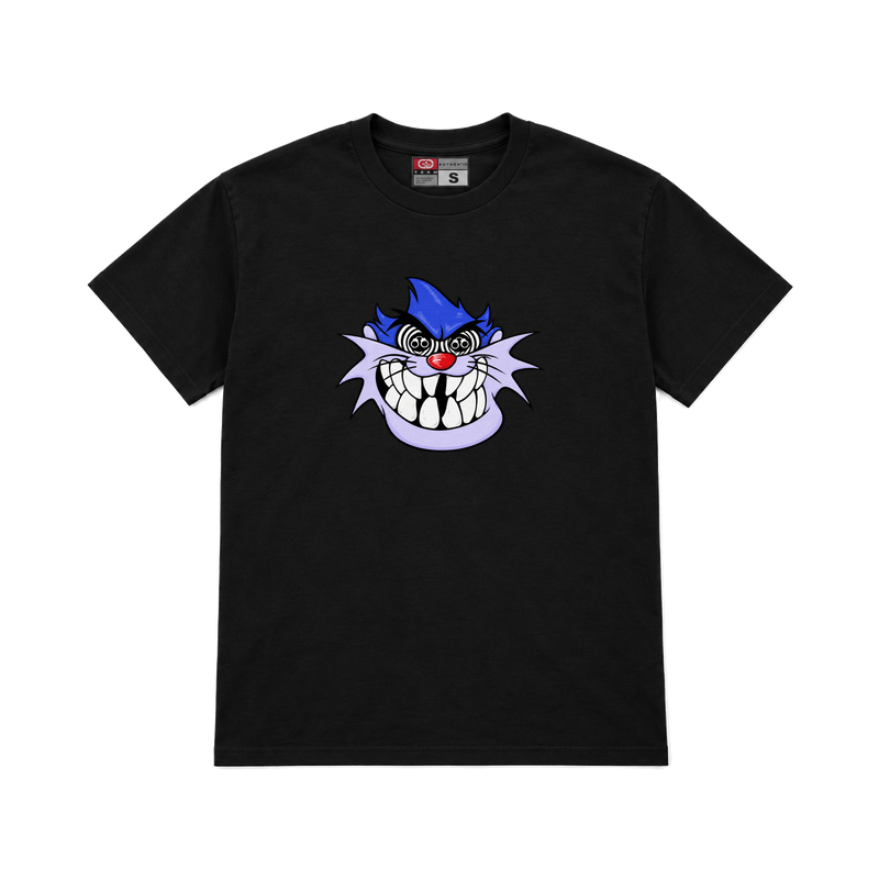 CROOKSLDN black T-shirt with the FERAL graphic on the chest