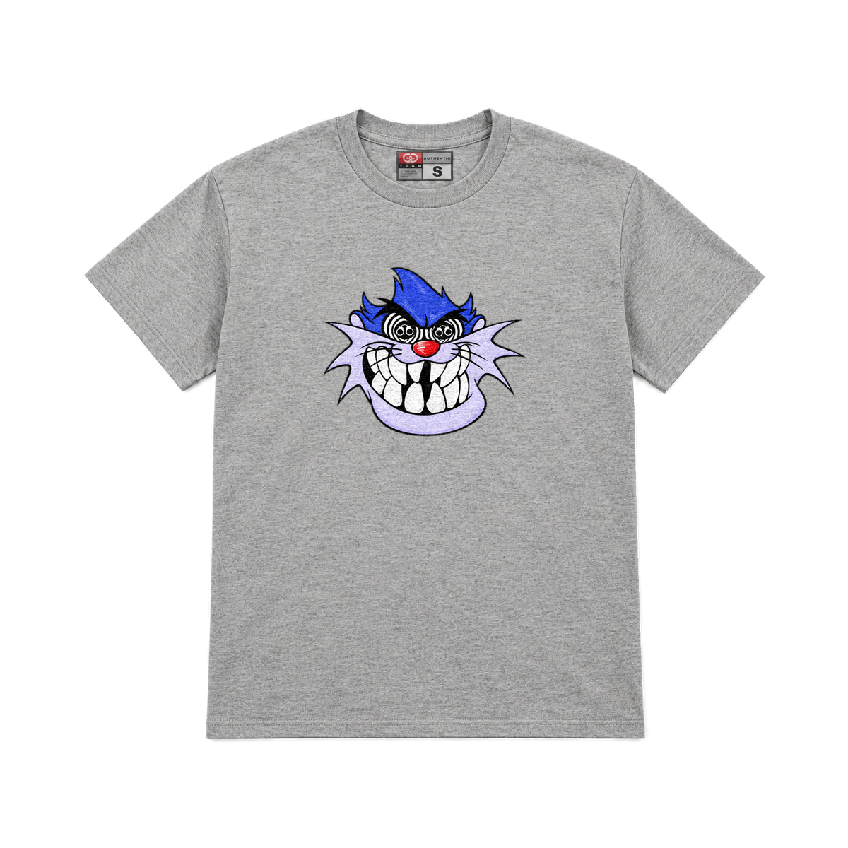 CROOKSLDN light grey T-shirt with the FERAL graphic on the chest