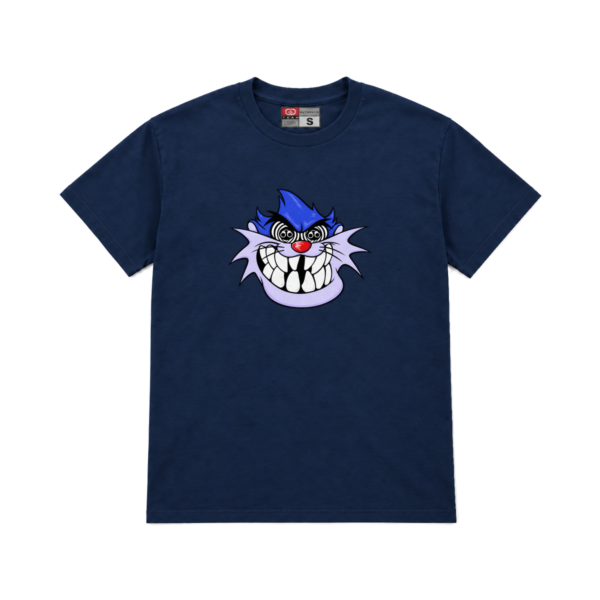 CROOKSLDN navy T-shirt with the FERAL graphic on the chest