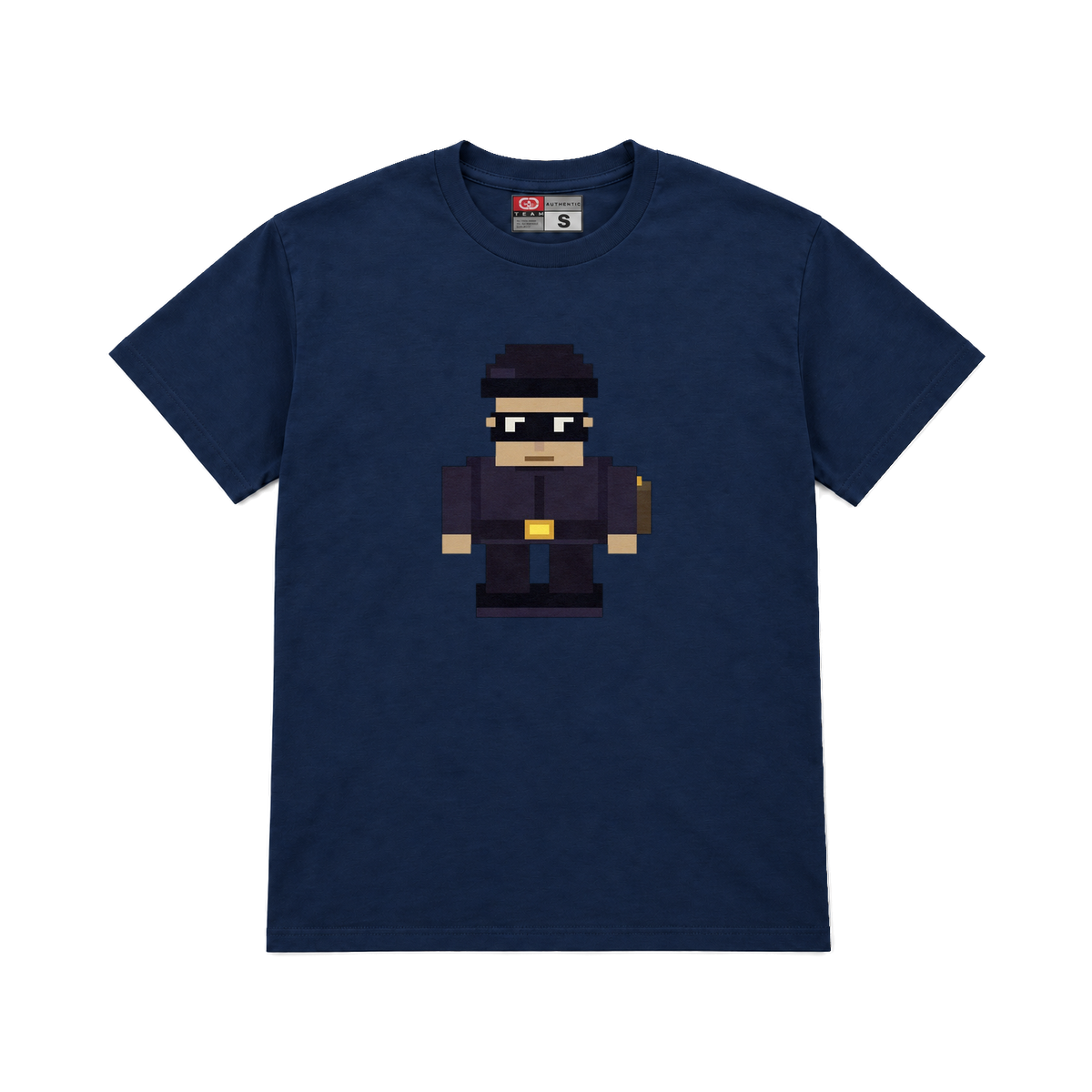 CROOKSLDN navy T-shirt with the GETAWAY CLIVE graphic on the chest