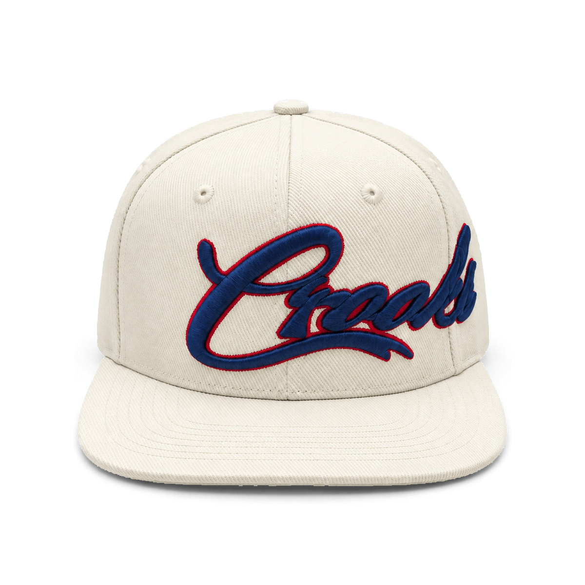 CROOKSLDN Major League Crooks cap in cream, front view