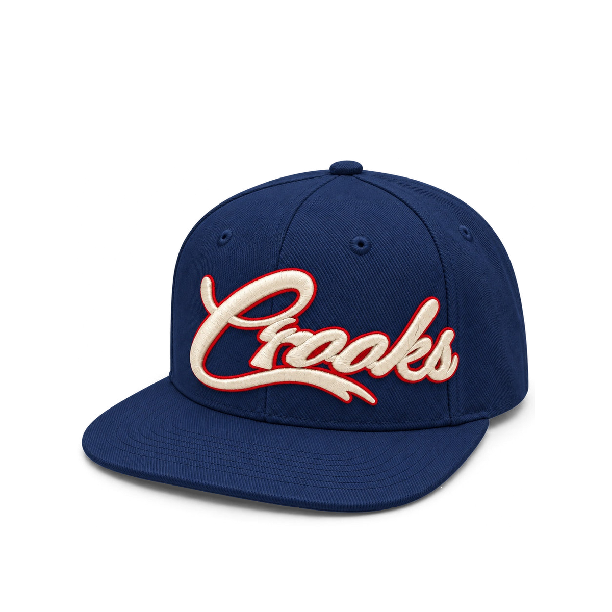 CROOKSLDN Major League Crooks cap in navy, 45-degree view