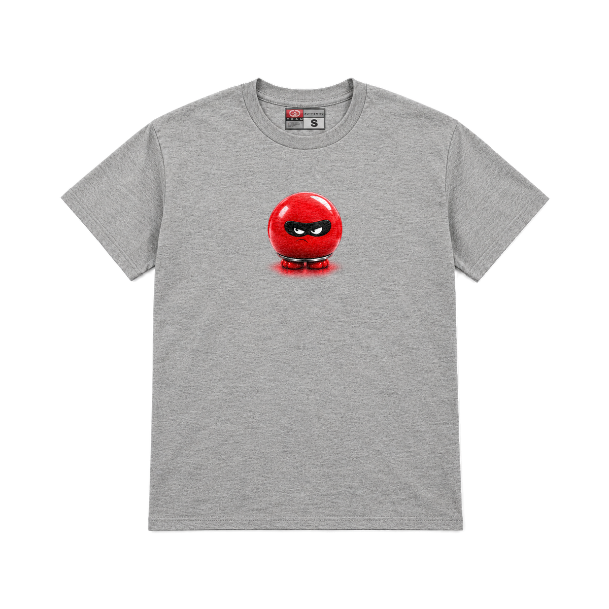 CROOKSLDN light grey T-shirt with the WHO NOSE? graphic on the chest